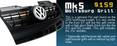Mk5 Wolfsburg Grill