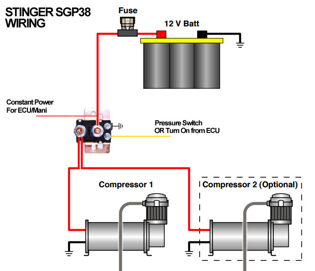 SGP38 Stinger 80amp Heavy Duty Relay