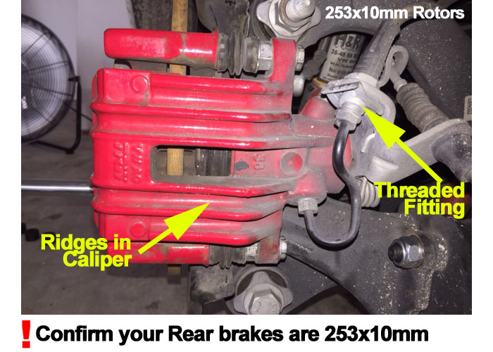 Mk6 Jetta 288mm Front, 253mm Rear