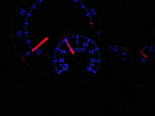 Omori 52mm Turbo Boost Gauge – Blue Backlight, PSI – Fits MK4 VW/Audi – Ships From US